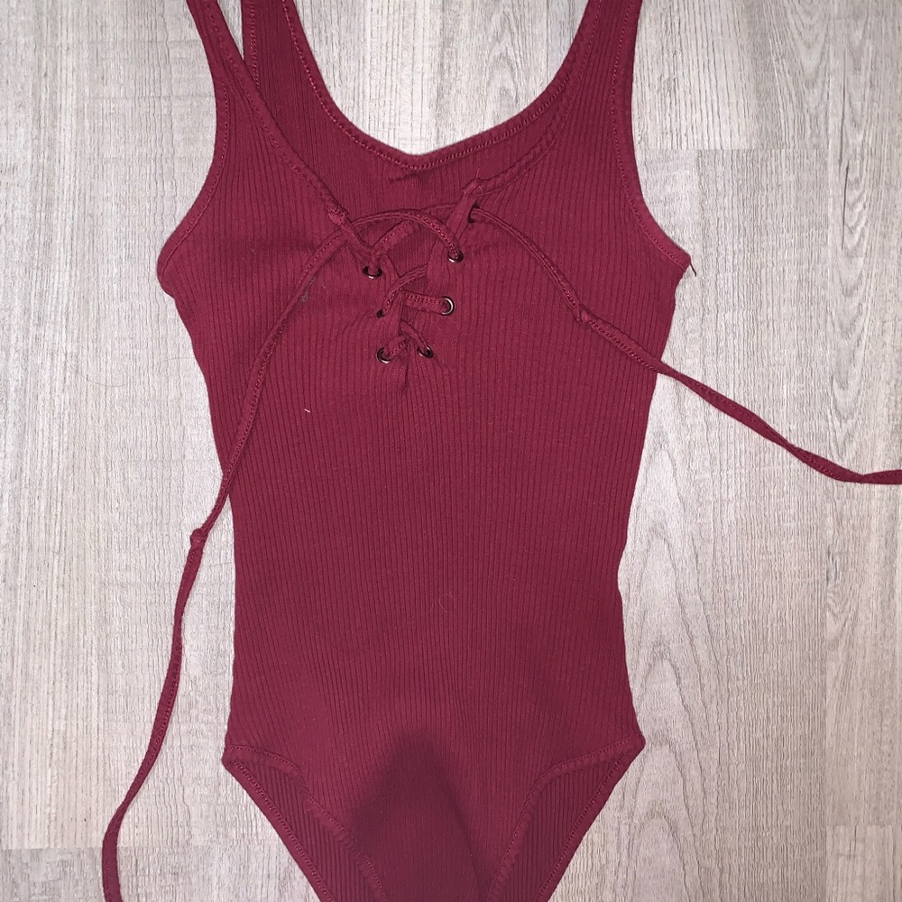 Lace up bodysuit